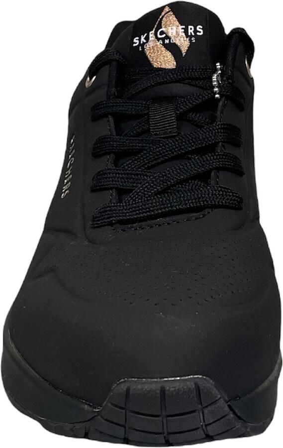 Skechers Sneakers UNO GOLDEN AIR Vrijetijdsschoen lage schoen veterschoen met metallic inzet