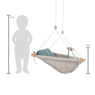 Small Foot - Babygynge med pude - Seaside (I-SF12327)