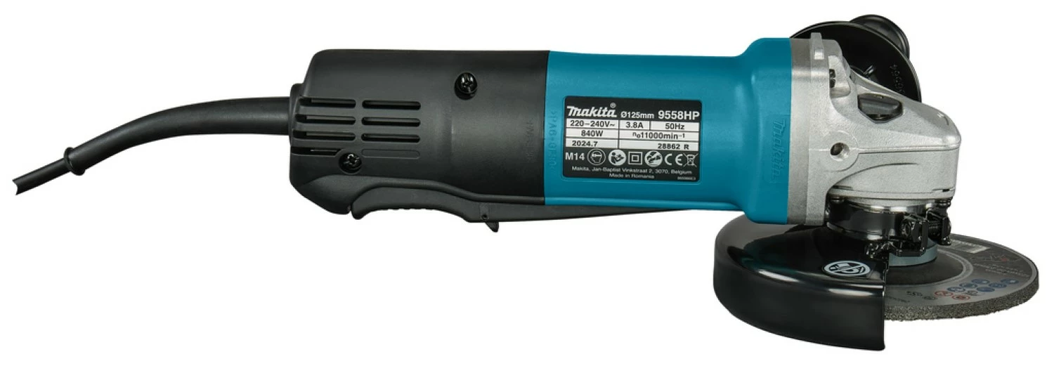 Makita 9558HPGY Haakse slijper - 840W - 125mm