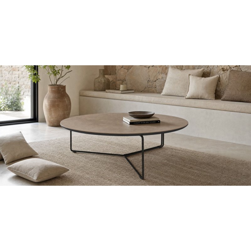 Table basse ronde MADRID Ø 100 cm