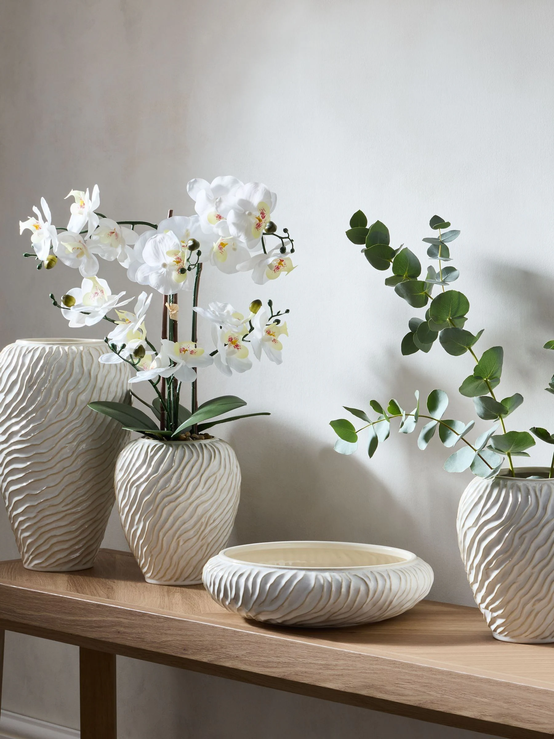 Artificial Orchid in Fairford Vase