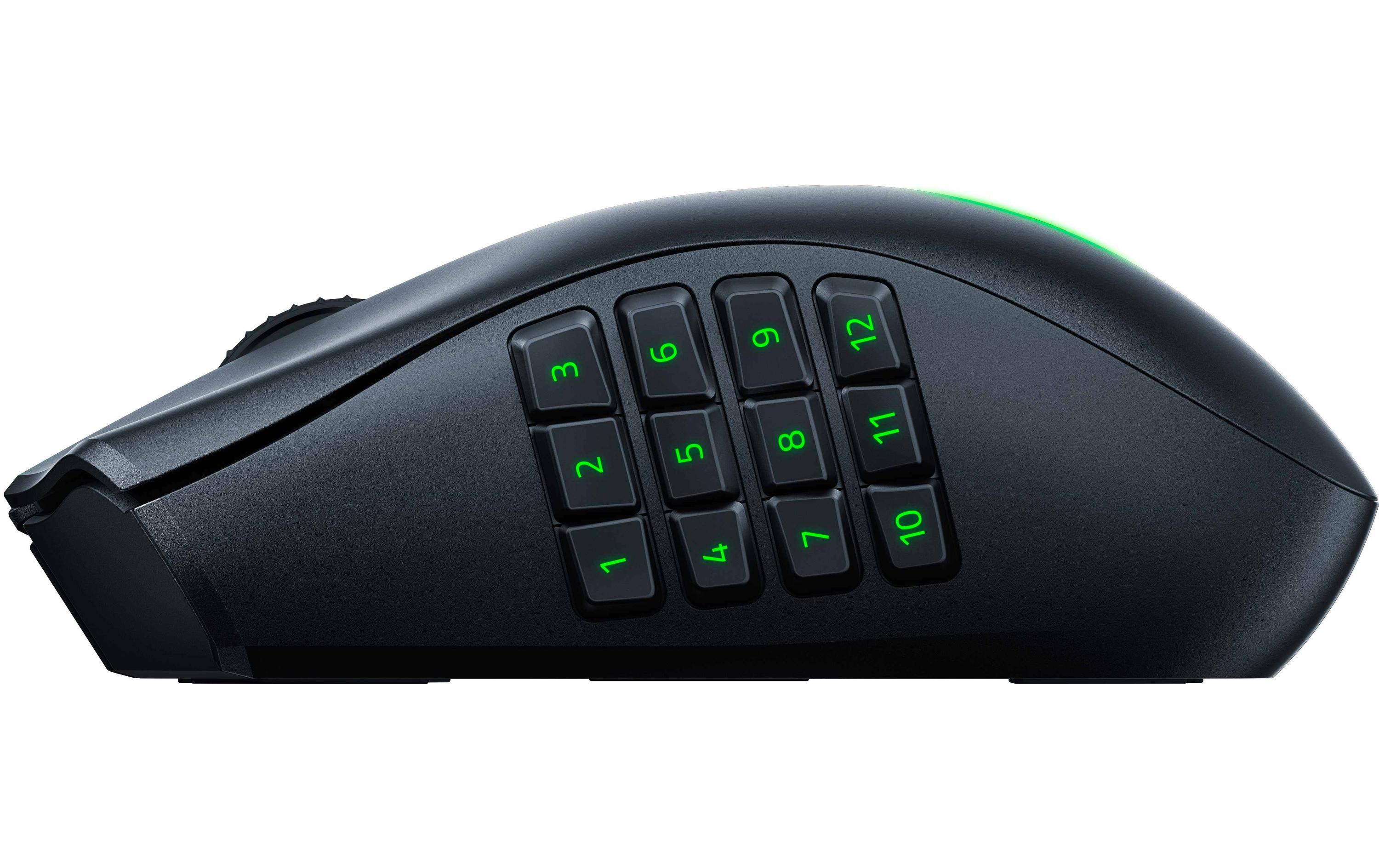 Gaming-Maus Naga V2 Pro<br>Kabellose Gaming-Maus mit optischem 30'000 dpi Sensor und RGB-Beleuchtung