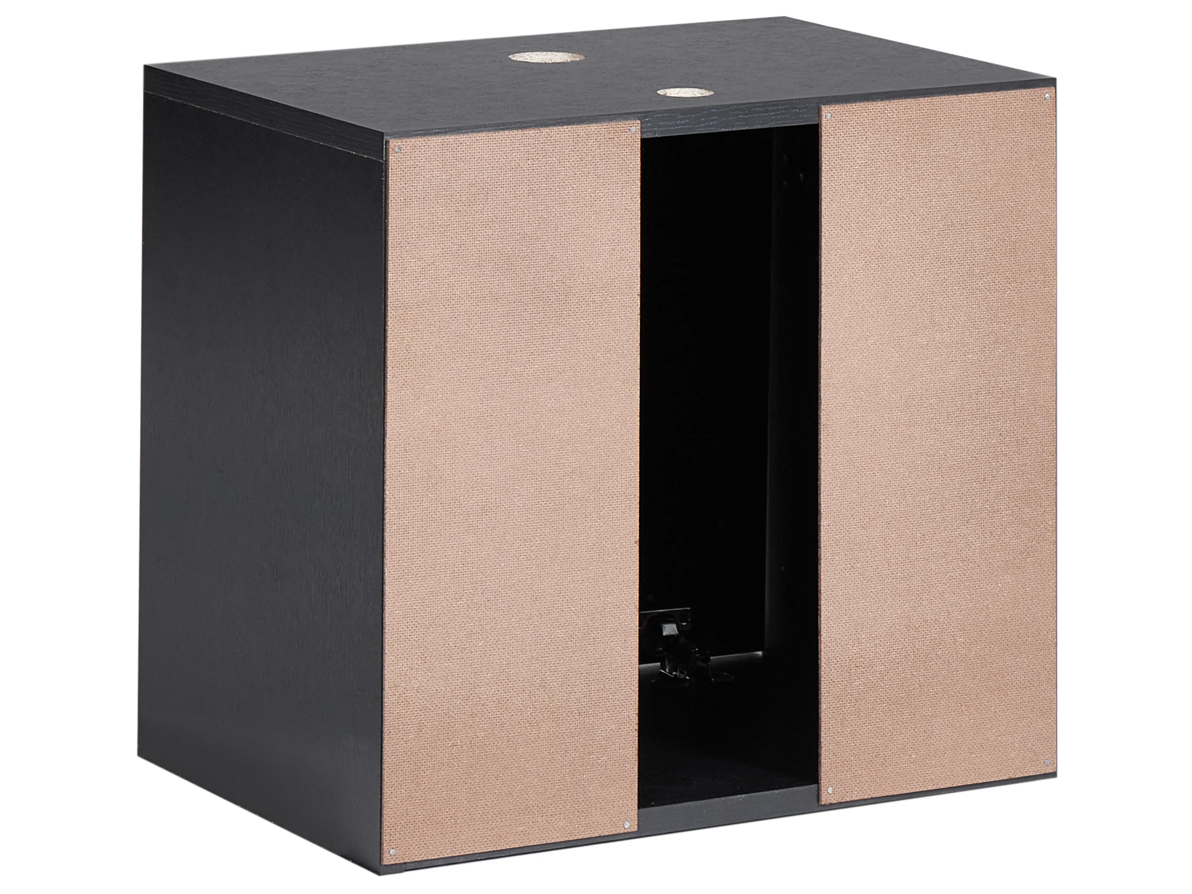 Wandgemonteerde wastafelkast SUZANO 45 cm Zwart