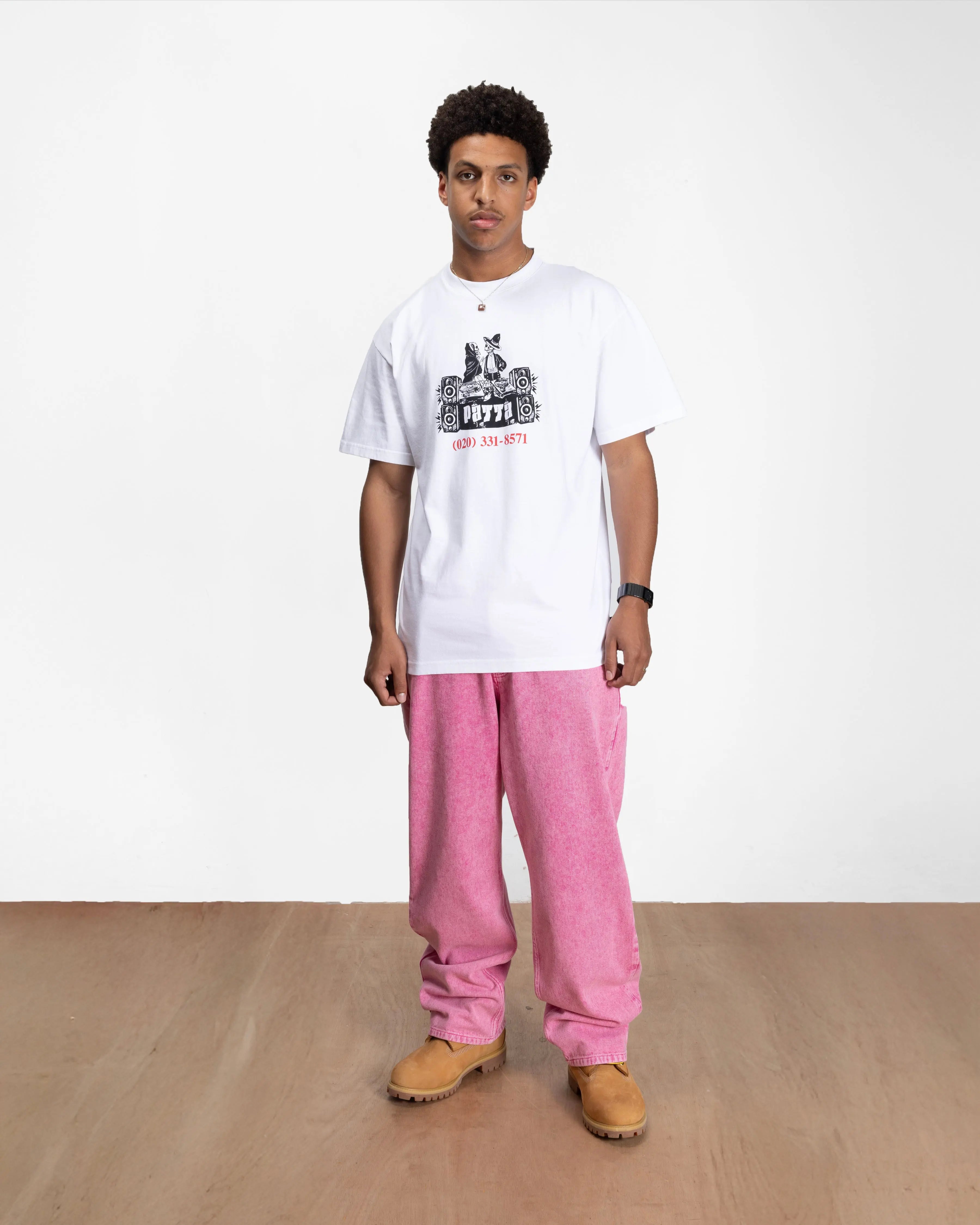 Patta DJ Skully T-Shirt (White)
