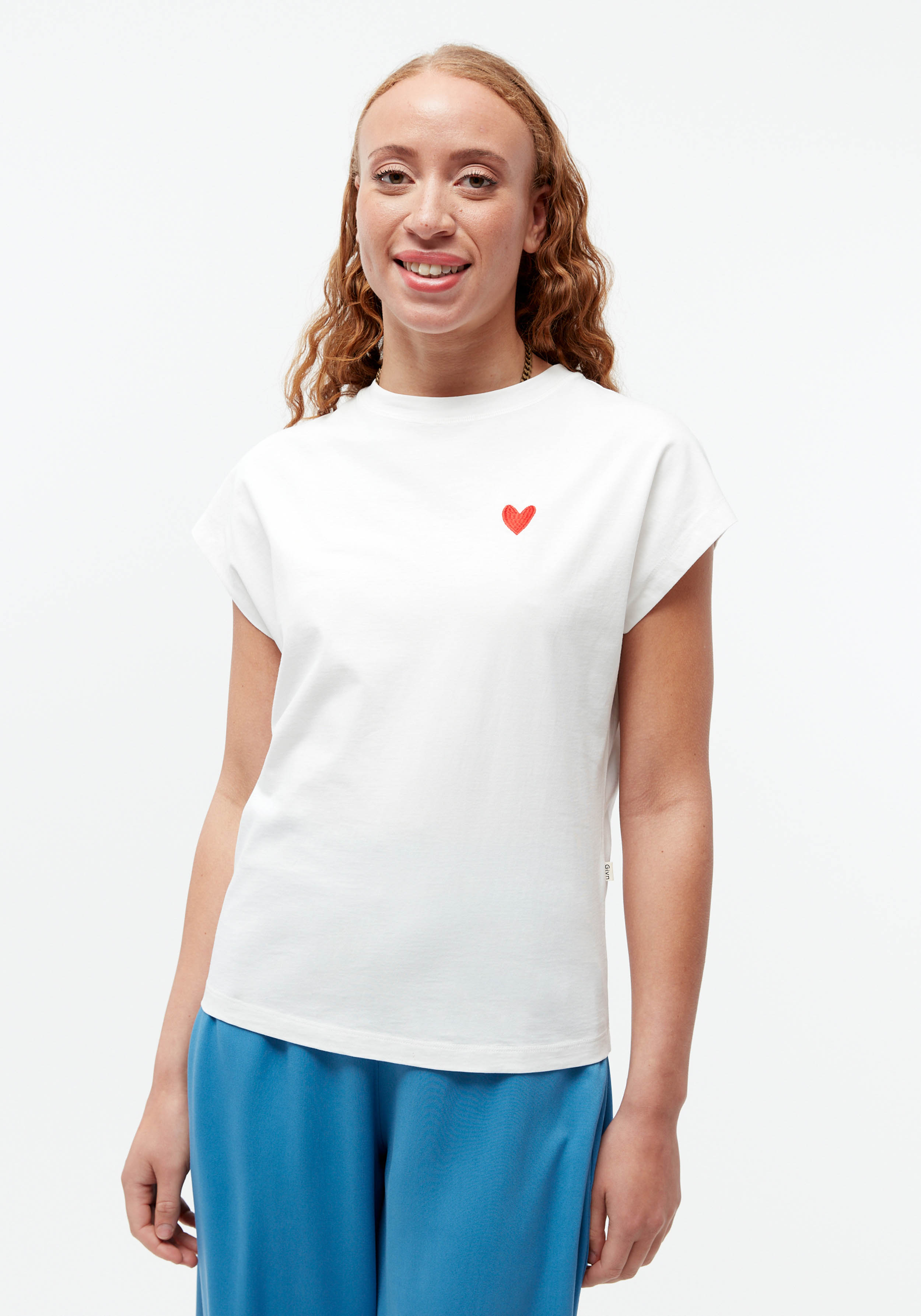 Givn Berlin T-Shirt GBLaila Heart White