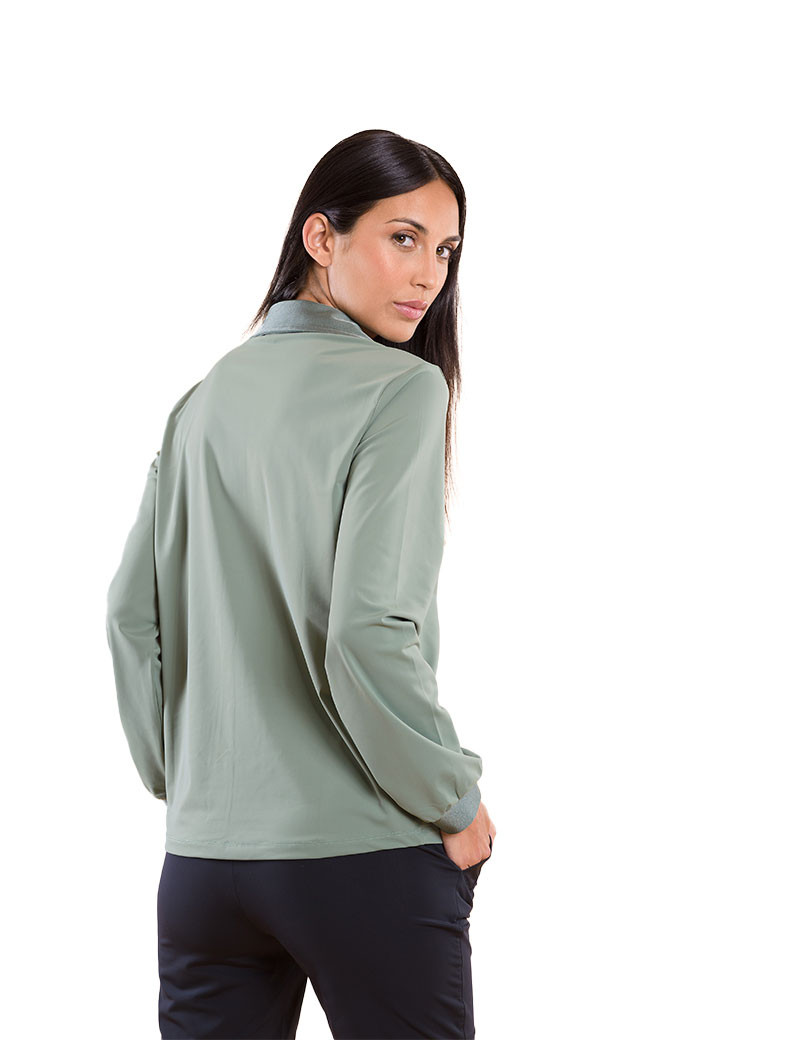 HBT BASICS SOFT - ZELIE CHEMISE  KAKI SAUGE