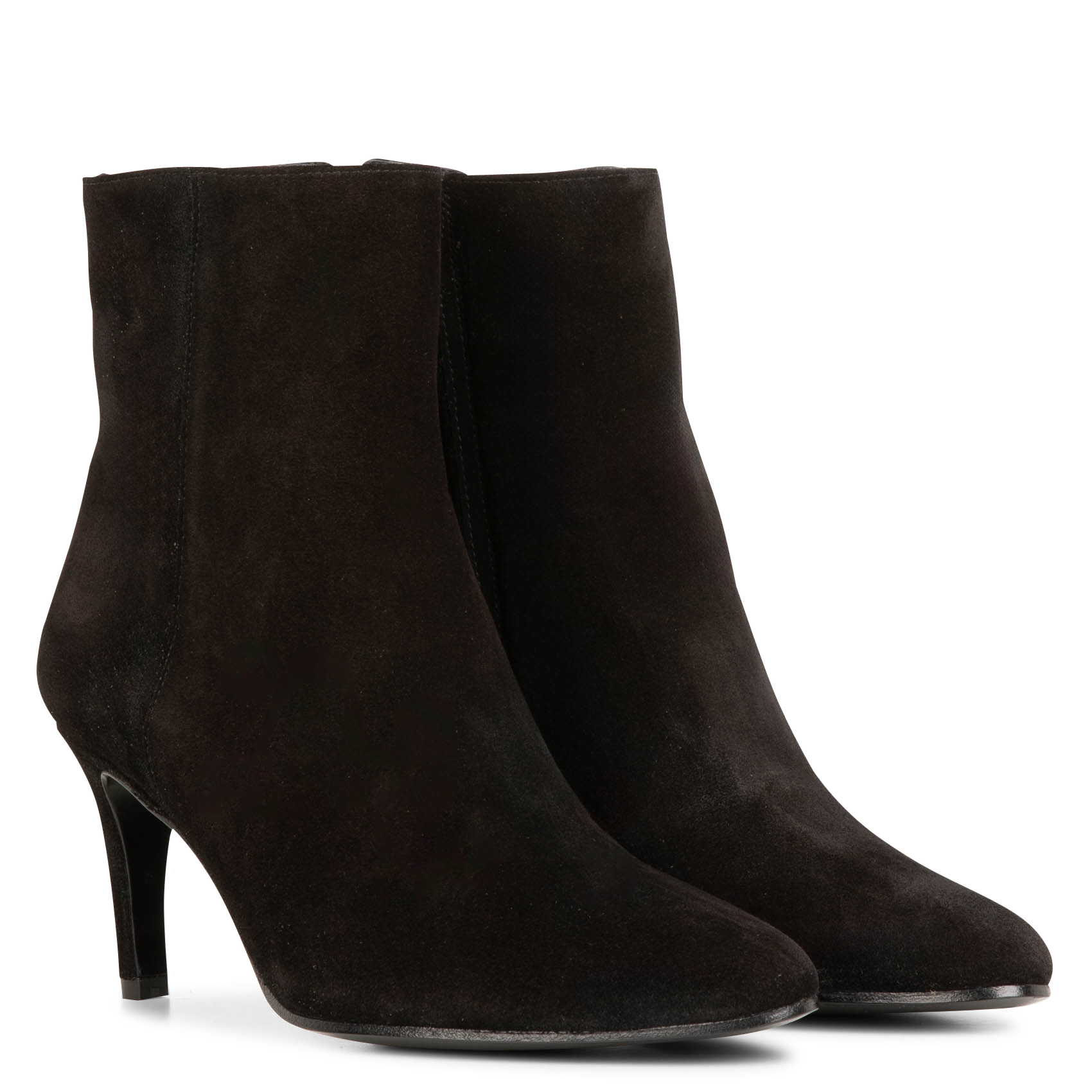 STELLA 65 - Bottines à talons en cuir | Noir