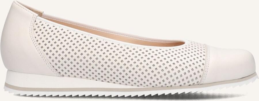 Hassi-A Hassia 301621~~~~~~~~~~~~~~~~~~~~~~~~ Ballerinaschoenen Wit beige
