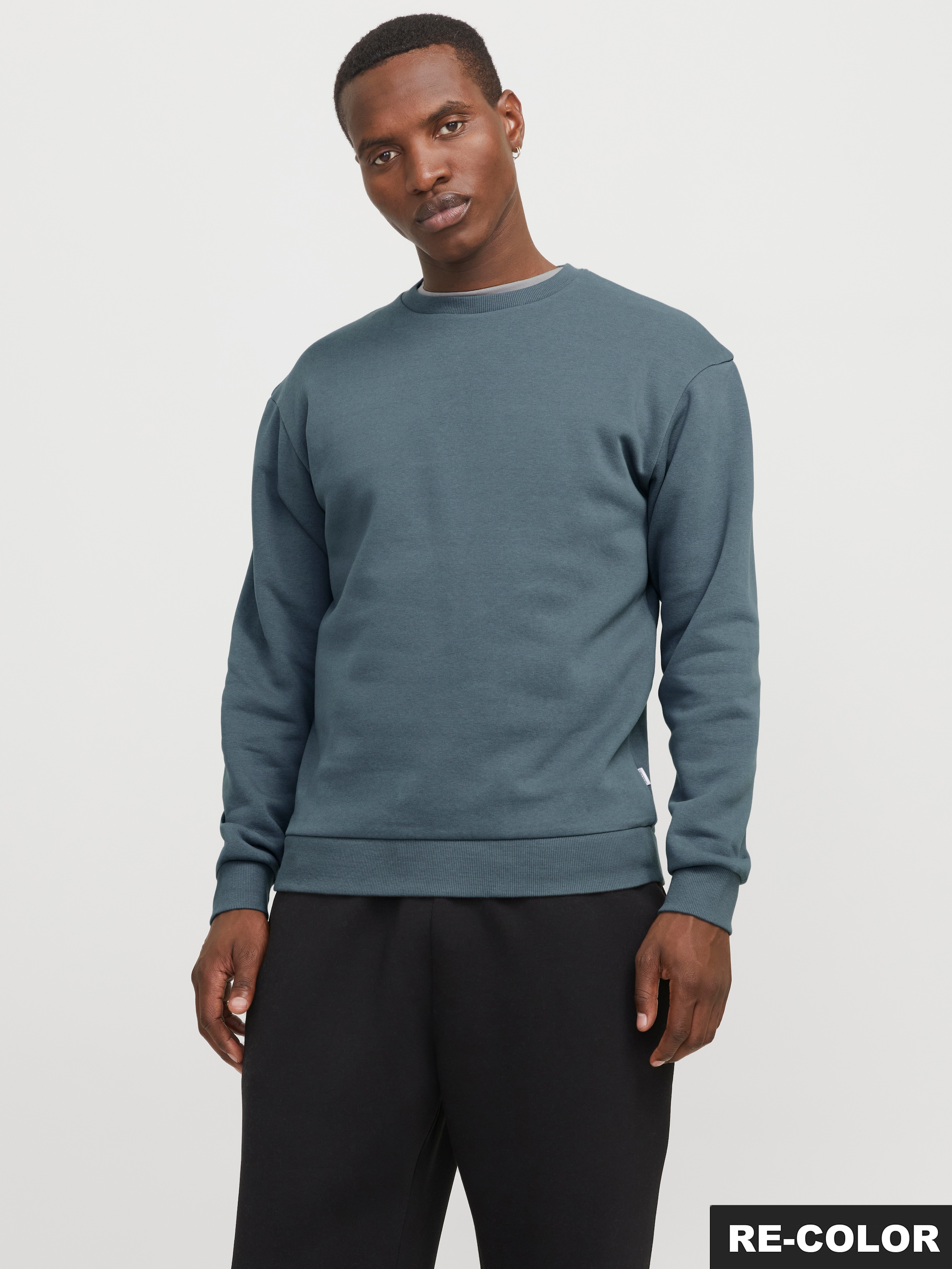 Jack & Jones Sweatshirt »JJEBRADLEY  mit Rippbündchen für Alltag und Freizeit«, mit Rippbündchen