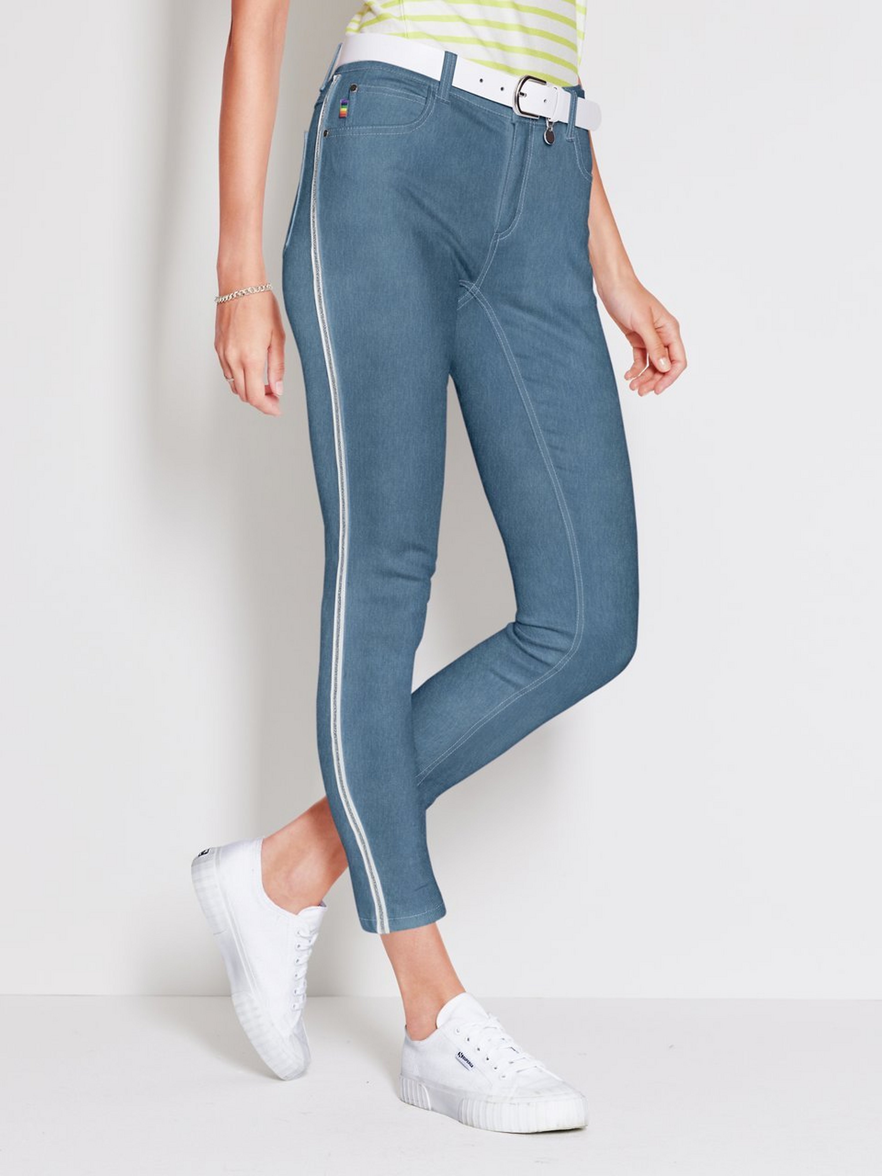Knöchellange Skinny-Jeans