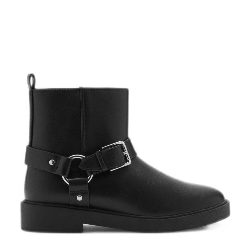 Mango Kids bikerboots zwart
