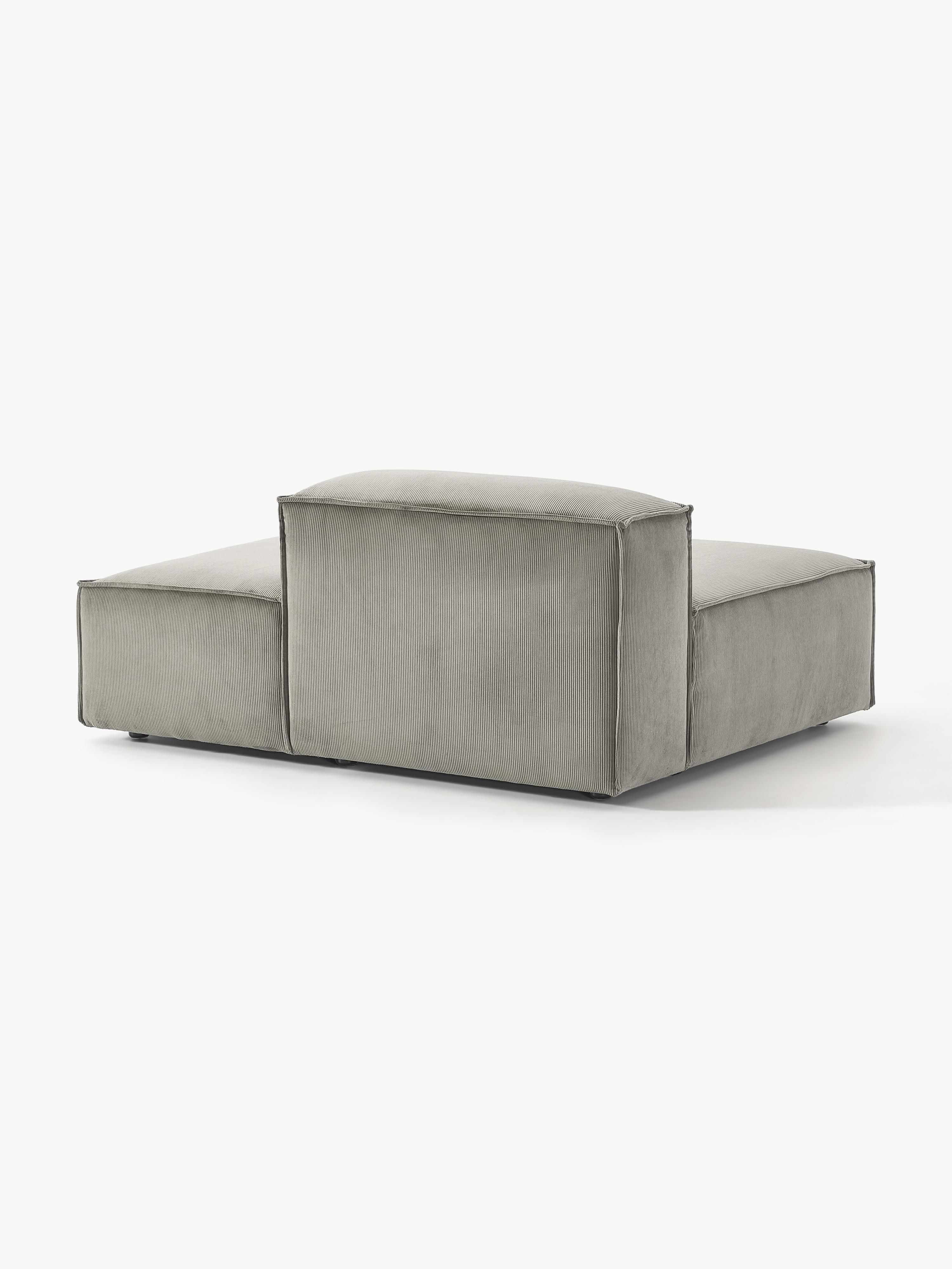 Chaise longue module Lennon van corduroy