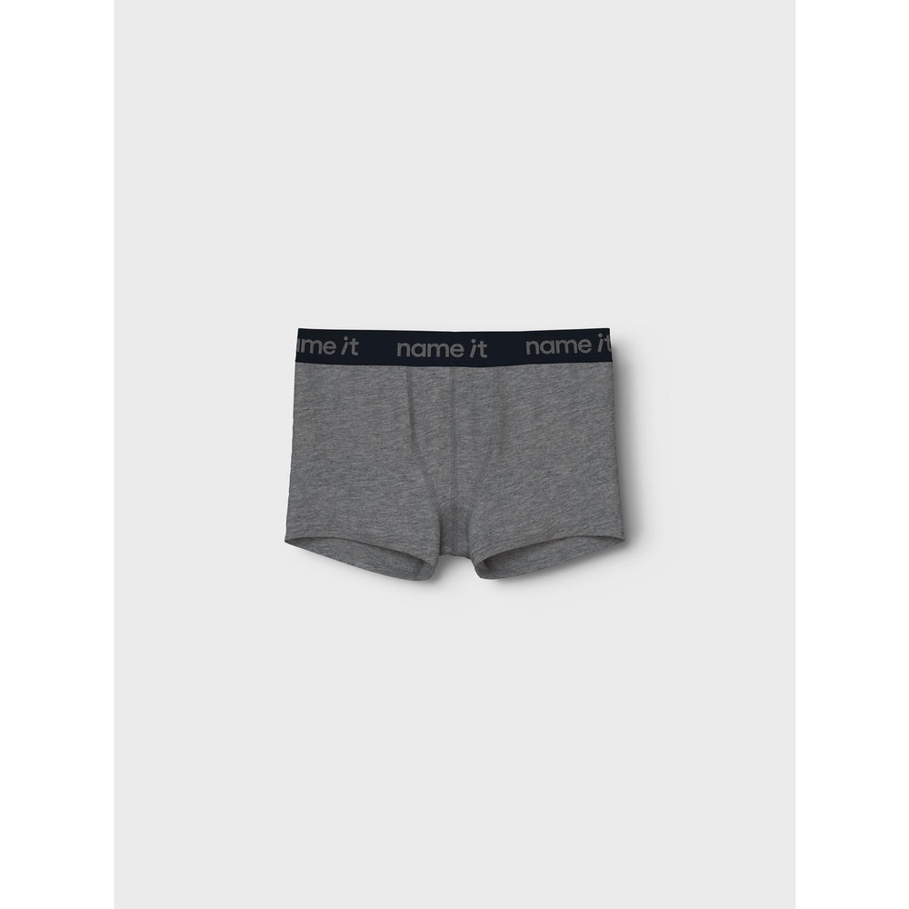 Køb Name It Dark Grey Melange Nkmboxer 3P Dark Grey Mel Skull Noos