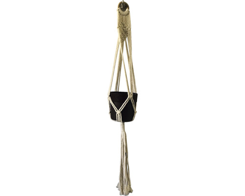 Macraménet Bagdad L 85 cm wit