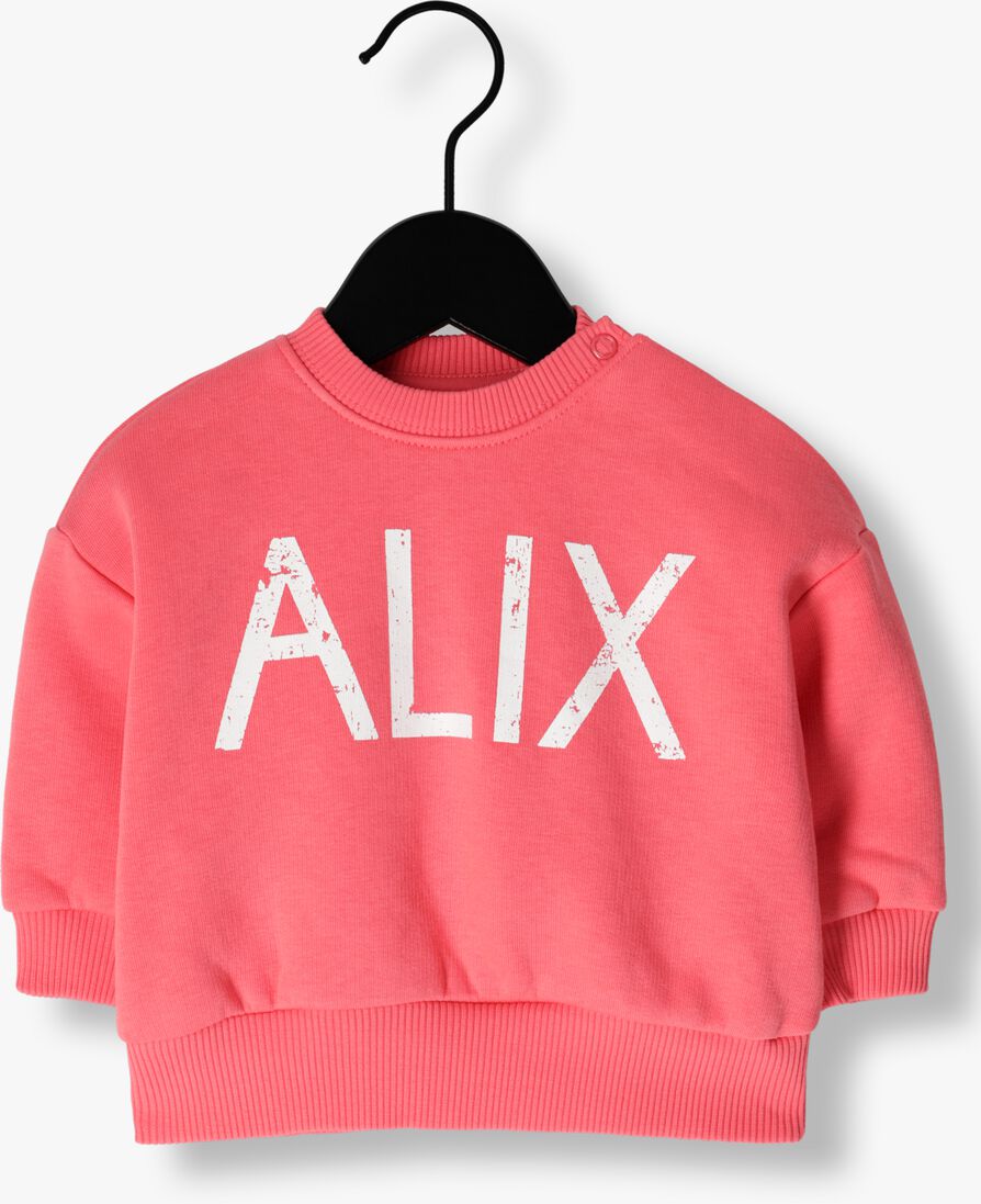 ALIX MINI koraal alix mini sweater knitted alix sweater