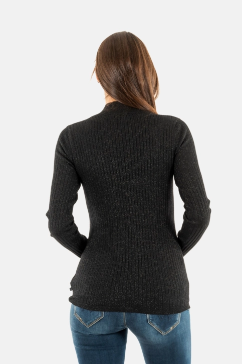 Pull hiver Le Temps Des Cerises cruza 0001 black