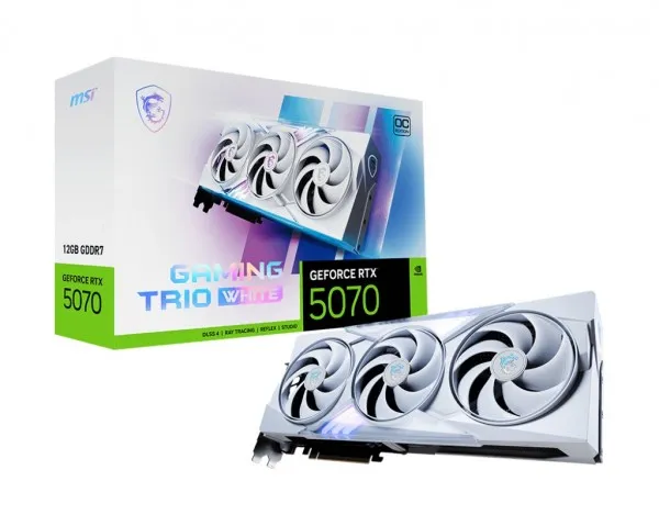 MSI GeForce RTX 5070 12G GAMING TRIO OC - Grafikkort - GeForce RTX 5070 - 12 GB GDDR7 - PCI Express 5.0 - 3 x DisplayPort, HDMI