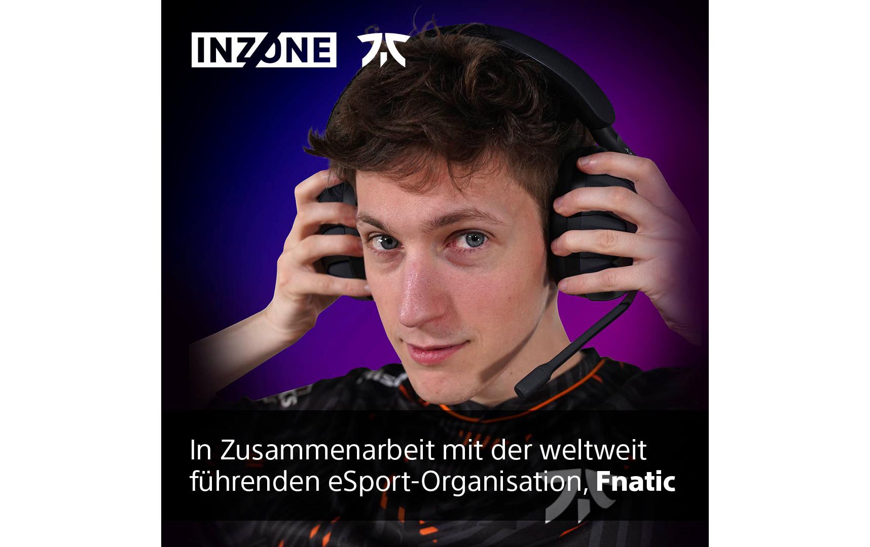 Headset INZONE H9 Schwarz<br>Kabelloses Gaming-Headset mit Noise-Cancelling für die PS5 und den PC