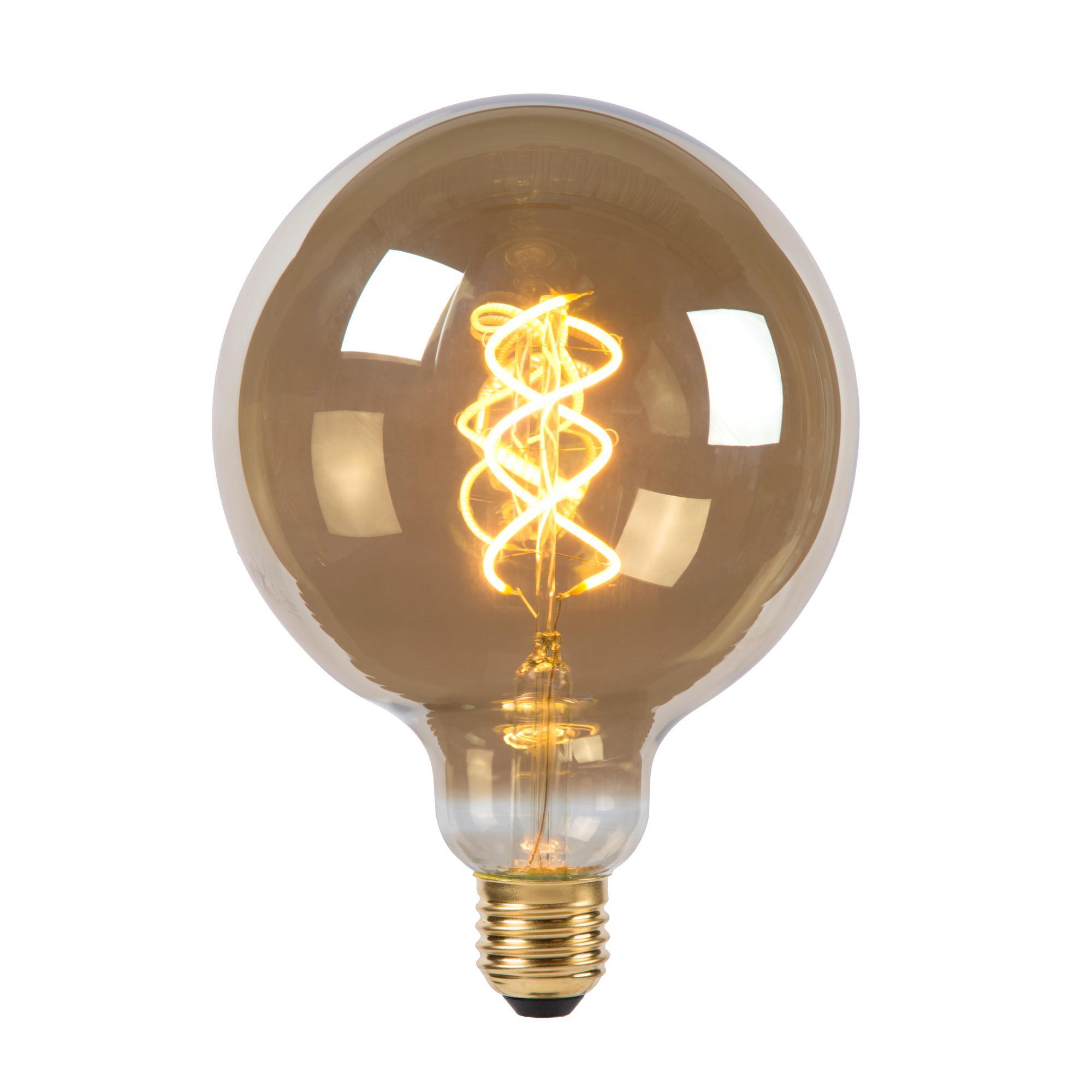 G125 Globe LED lichtbron E27 Ã125 5W 2200K amber dimbaar