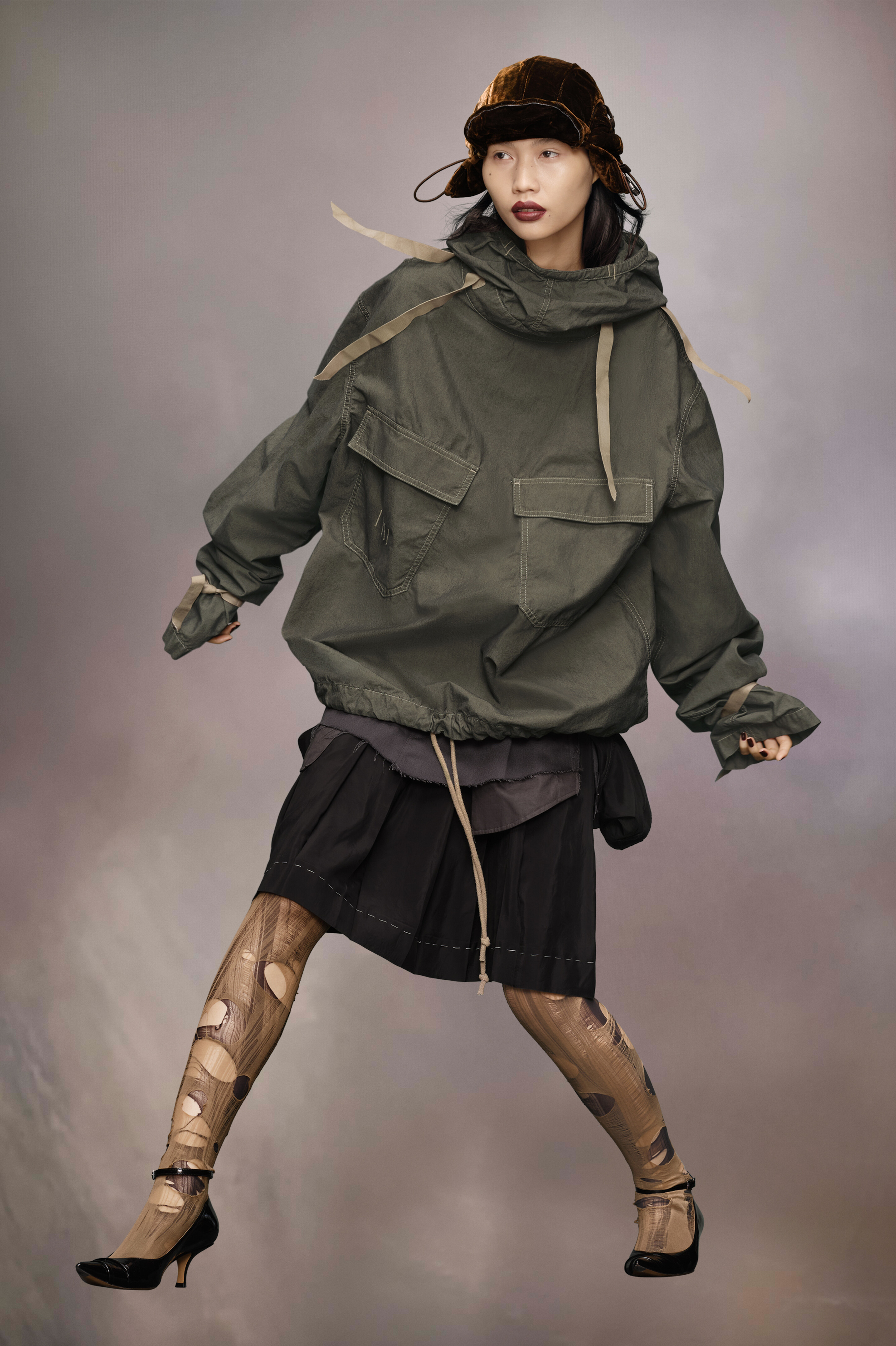 Veste à capuche