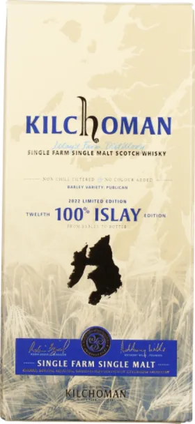 KILCHOMAN 100% ISLAY 12TH EDITION 70CL