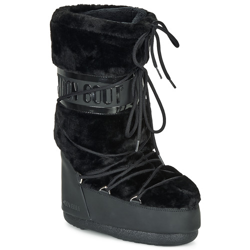 Moon Boot - MOON BOOT CLASSIC FAUX FUR - Noir