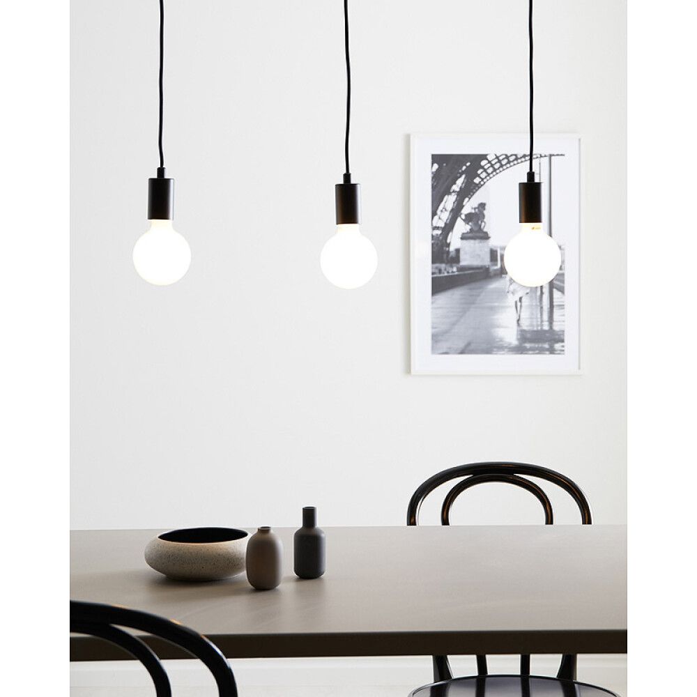 TAKLAMPE MARKSLÖJD SKY PENDANT 3 SVART