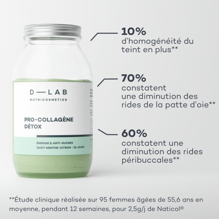 D-LAB NUTRICOSMETICS Pro-collagène détox 1 mois