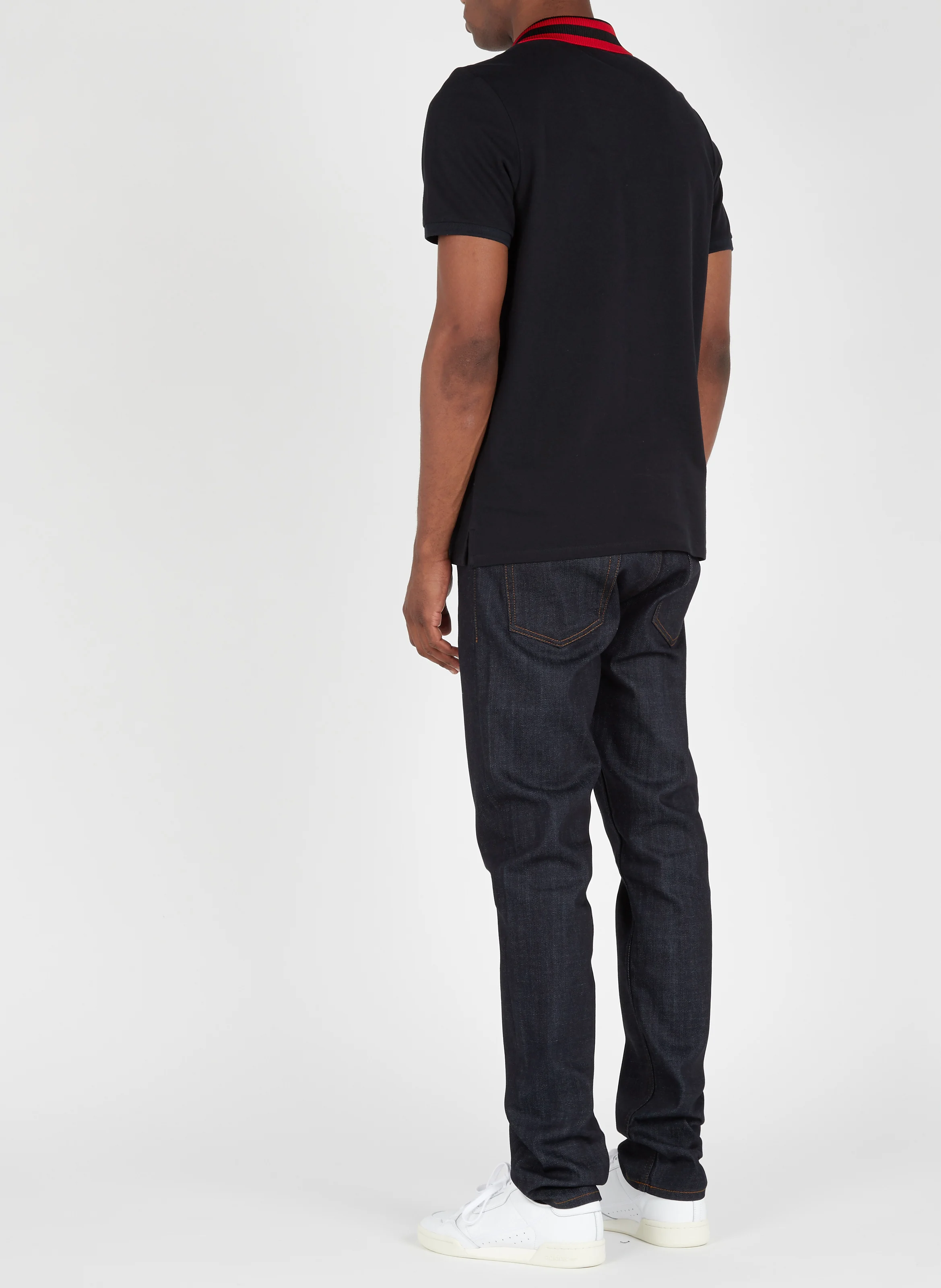 Jean droit en coton | Bleu
