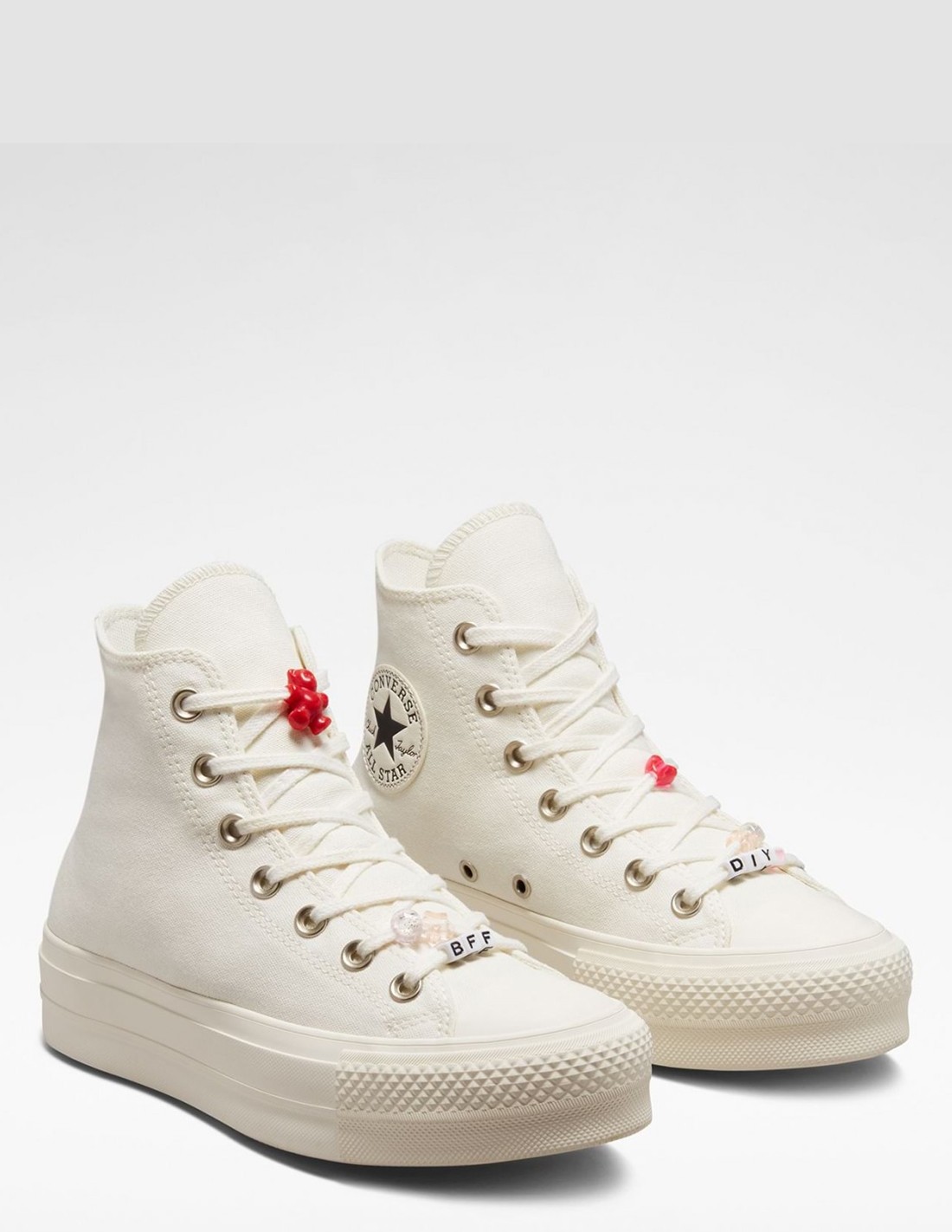 converse Sneakers compensées Femme ctas lift hi blanc