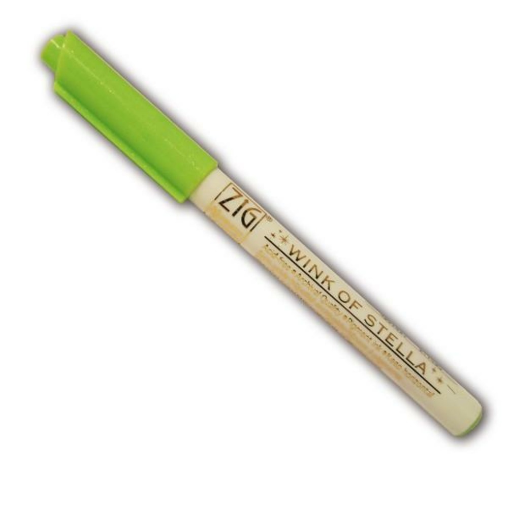 Marqueur à paillettes - vert clair