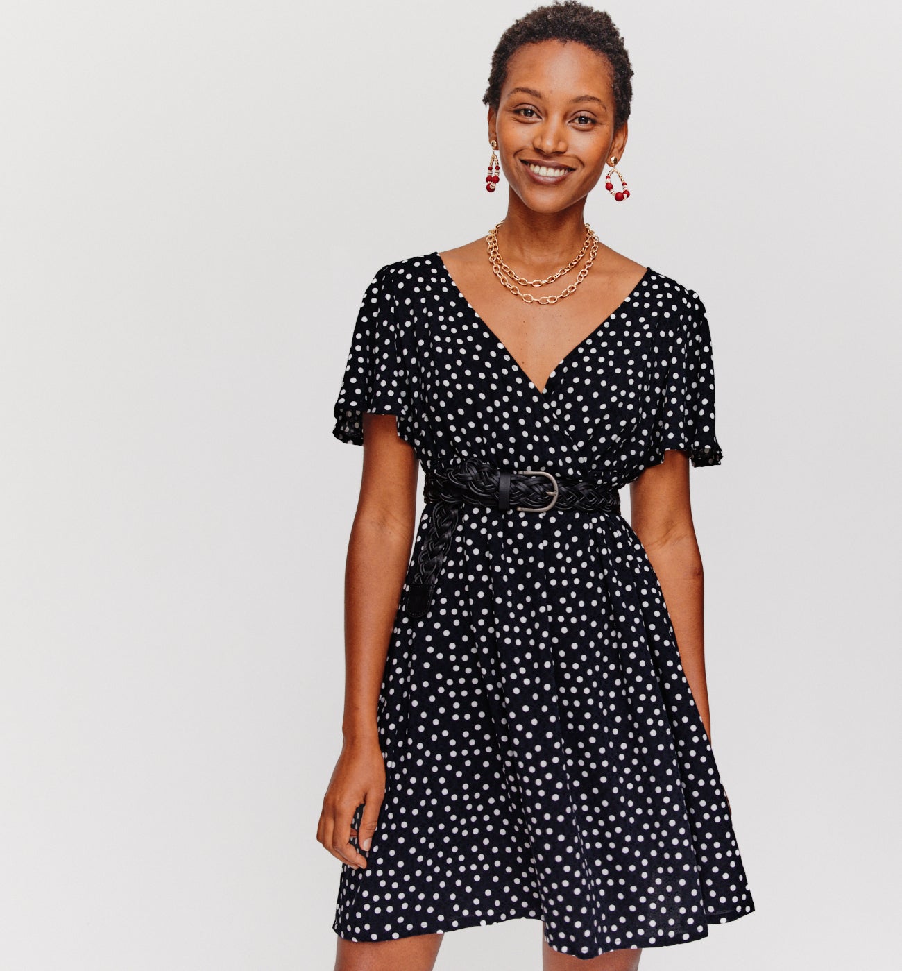 Patron papier robe LEONIE - Ecru