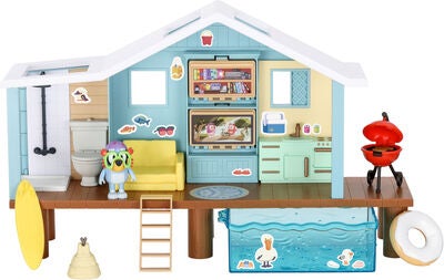 Bluey Strandhytte med Figur