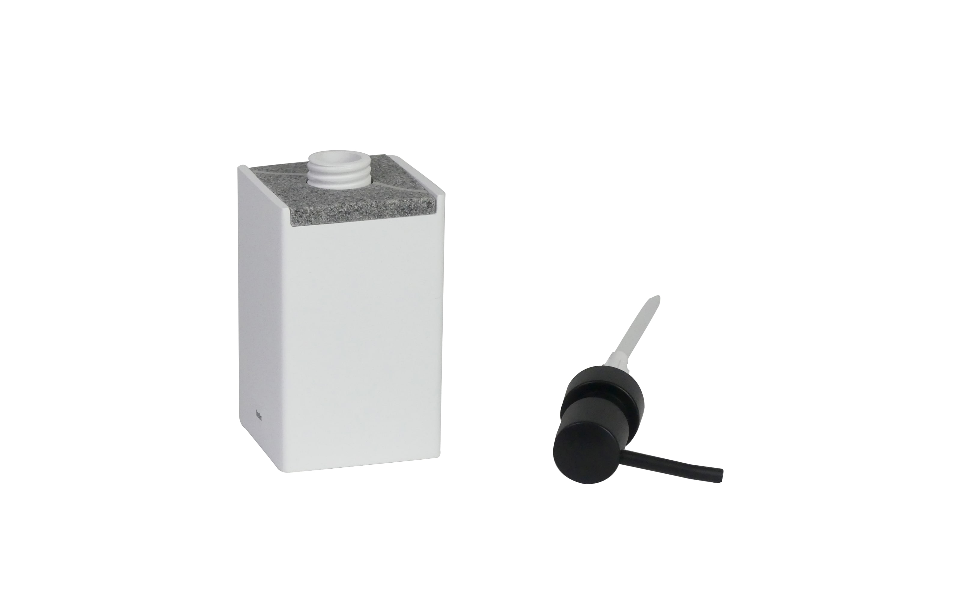 Seifenspender Cube, weiß,