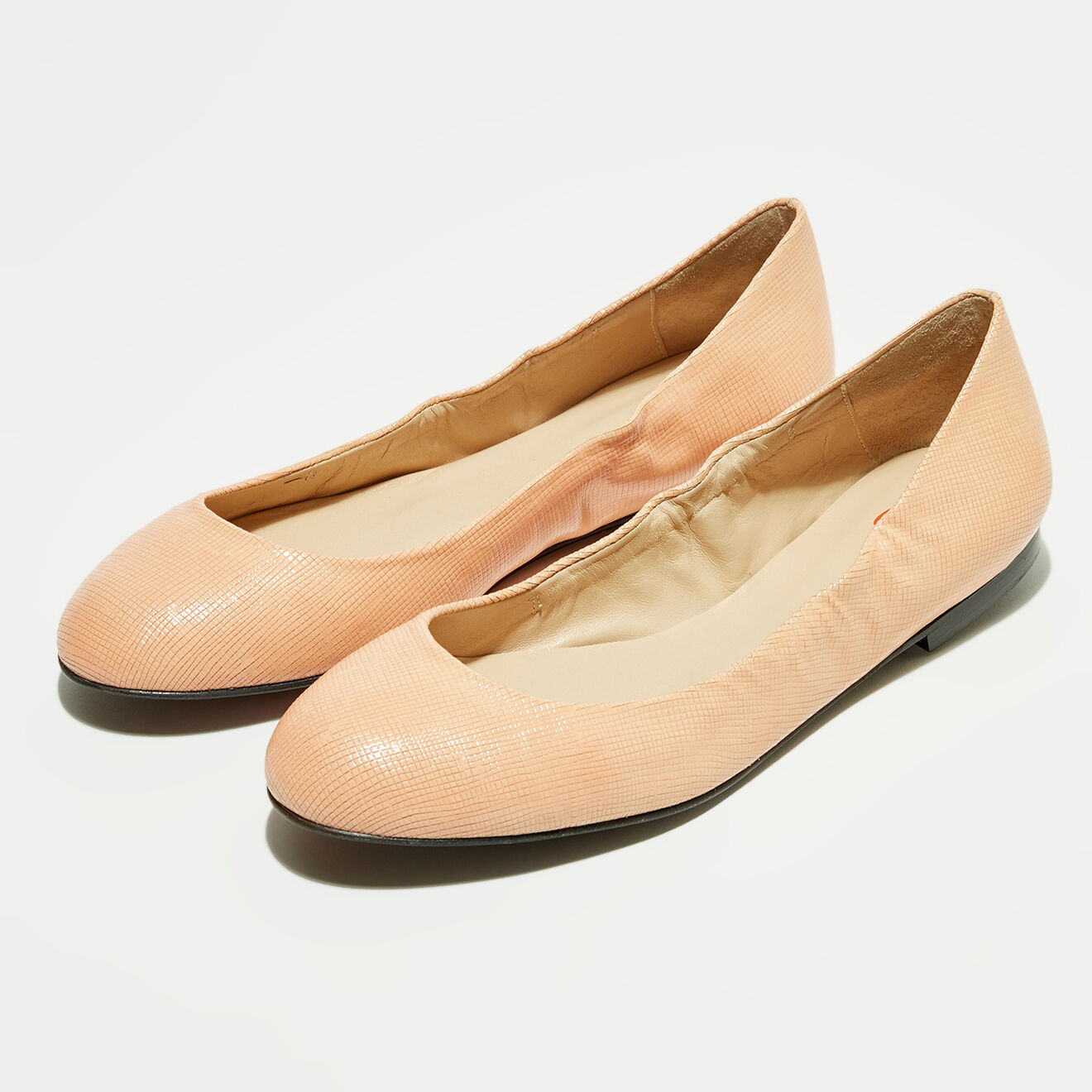 Castaner Ballerines en Cuir verni Mae rose clair