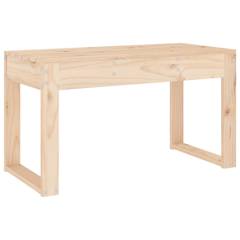 Banc de jardin 80x38x45 cm bois massif de pin