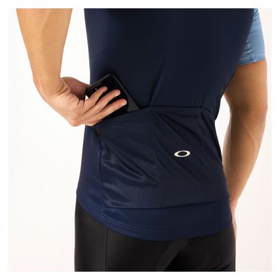 Maillot Manches Courtes Oakley Icon Classic Bleu