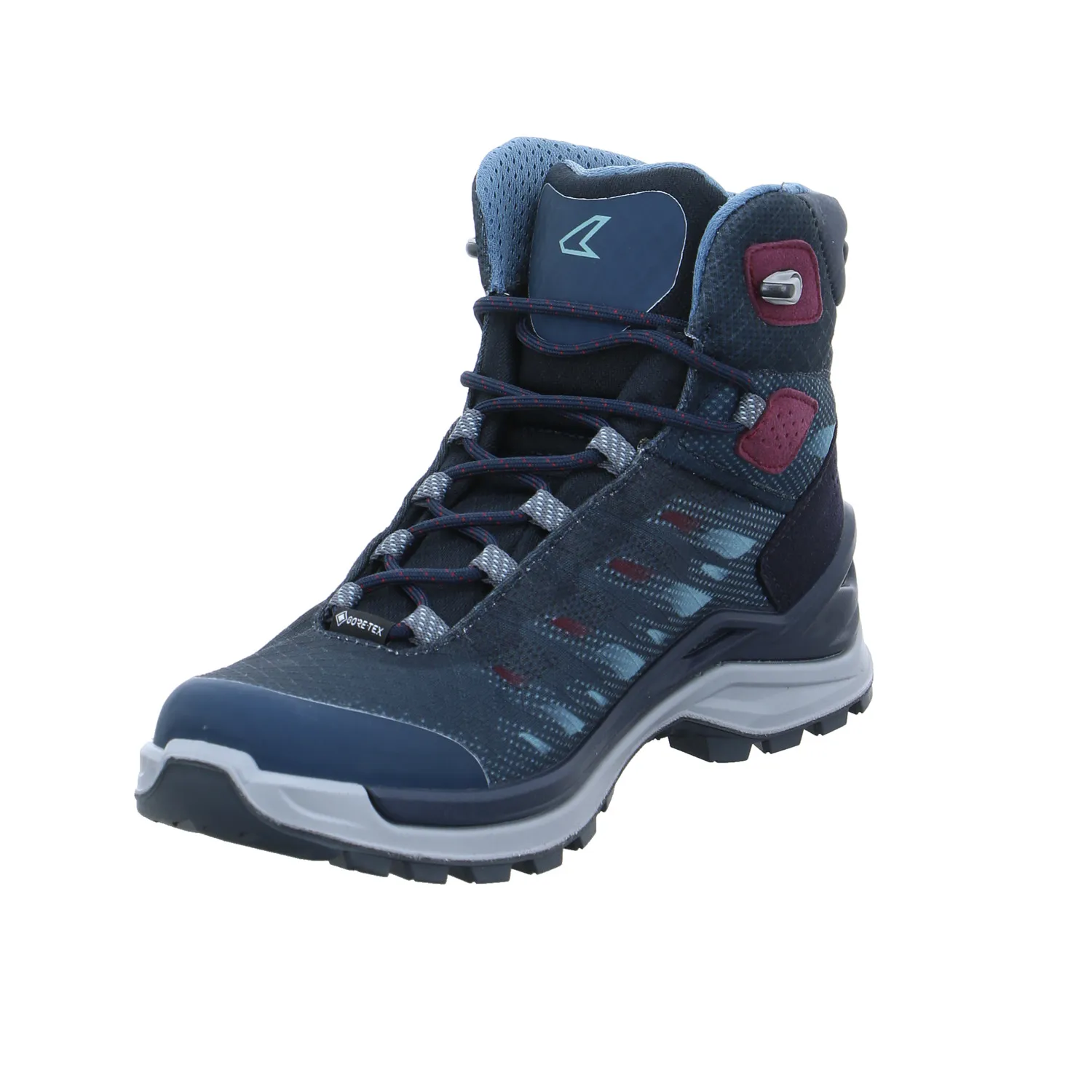 LOWA Wander- Bergschuh Damen Blau Synthetik  Gore-Tex