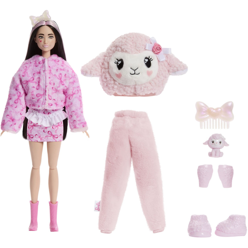 Køb Barbie® Cutie Reveal Søde Sløjfer Lyserød Lam
