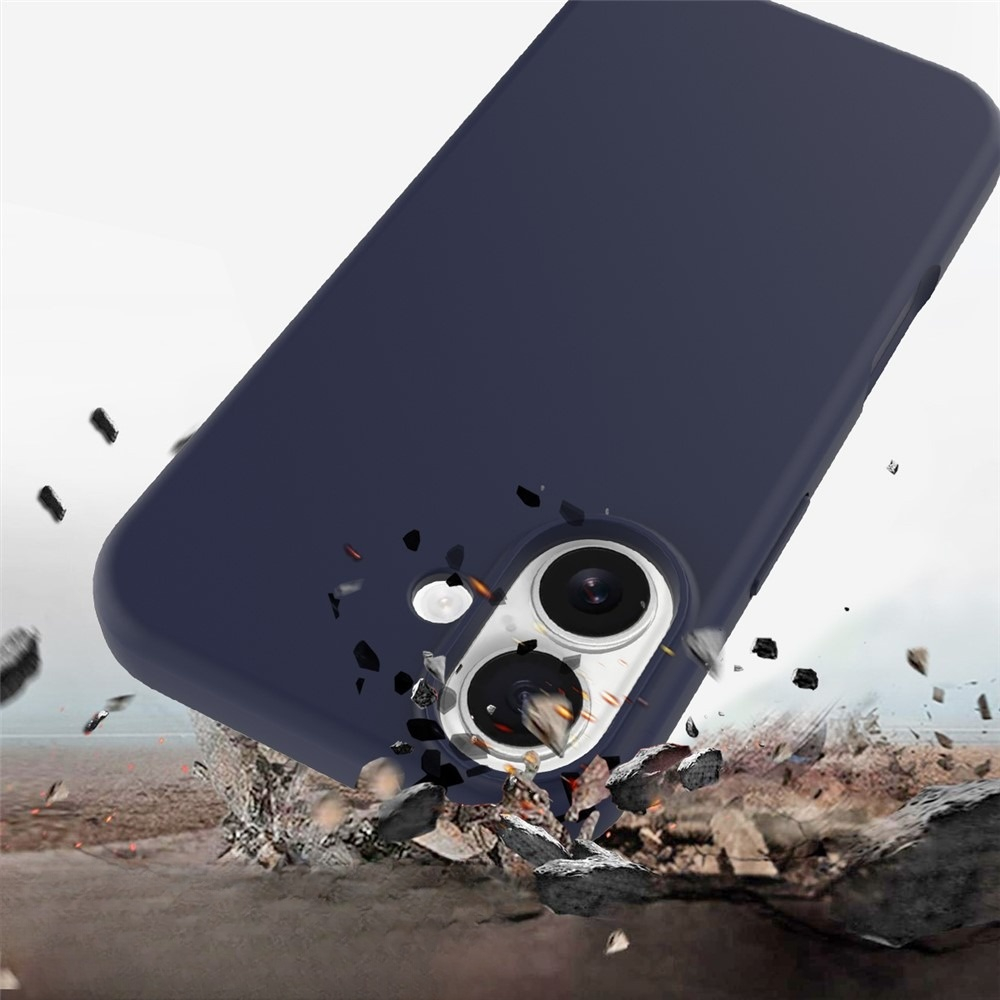 iPhone 17 Silikon Case Hülle - Dunkelblau