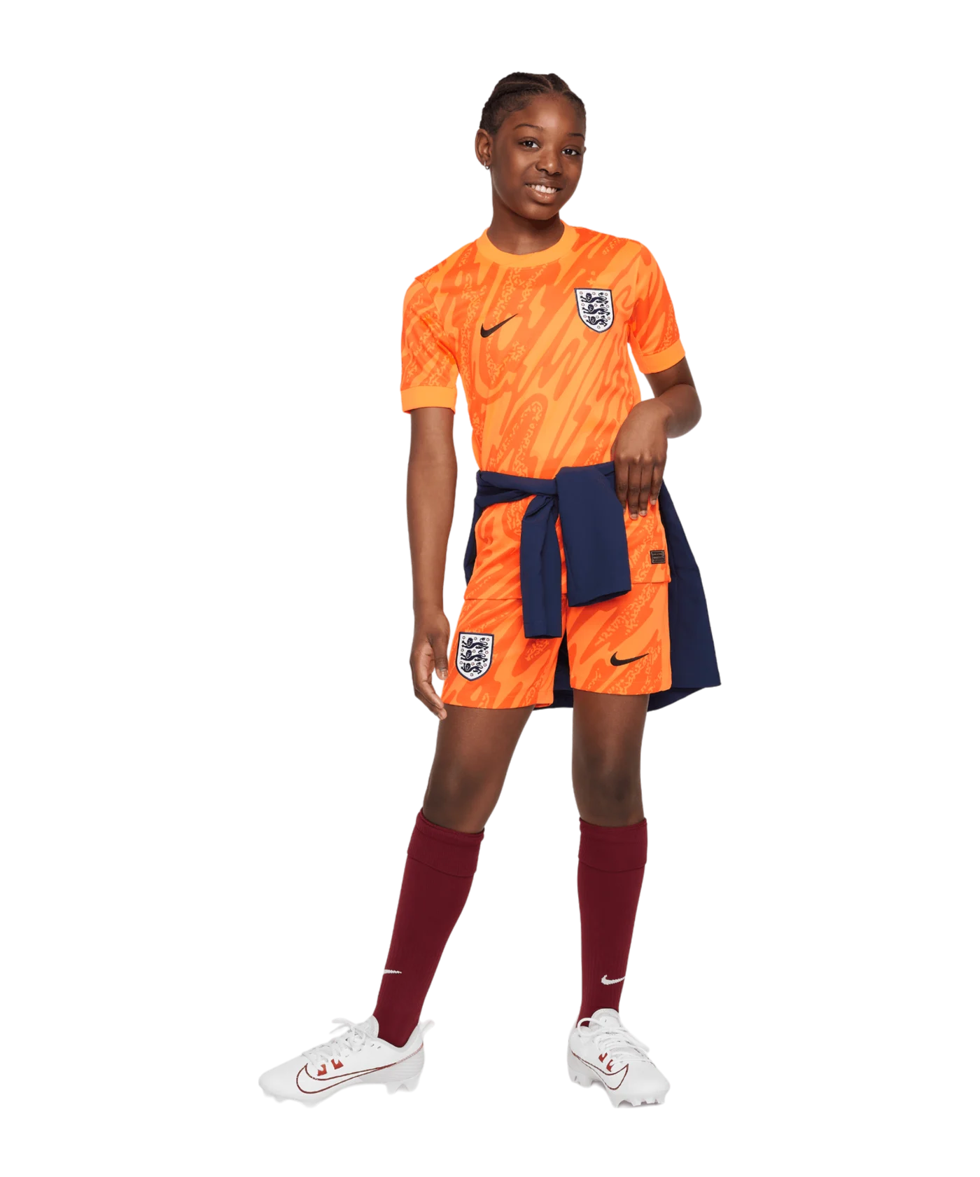 Nike England Torwarttrikot kurzarm EM 2024 Kids Orange F803