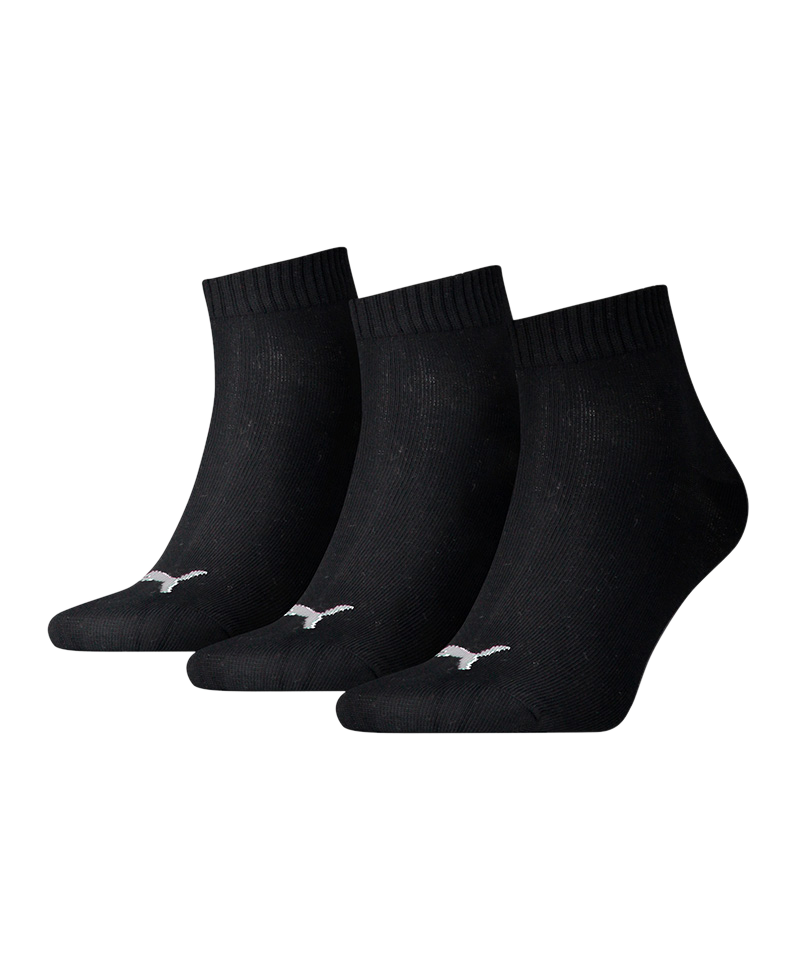 PUMA Unisex Quarter Plain 3er Pack Socken F200