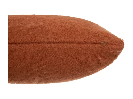 Coussin décoratif Terracotta effet Mohair 45 x 45 cm