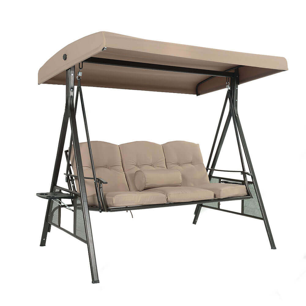 Home Deluxe Hollywoodschaukel DESCANSO - mit Abdeckung - versch. Ausführungen