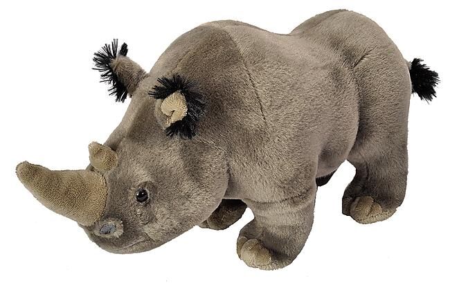 WILDREPUBLIC - PELUCHE RHINOCEROS BLANC