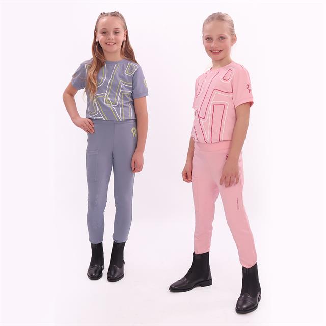 Paardrijlegging Paardenpraat By Ej George Full Grip Kids Lichtroze