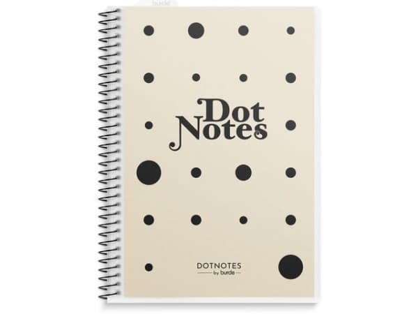 Notatbok Burde Dotnotes A5 Spiral (1 stk.)