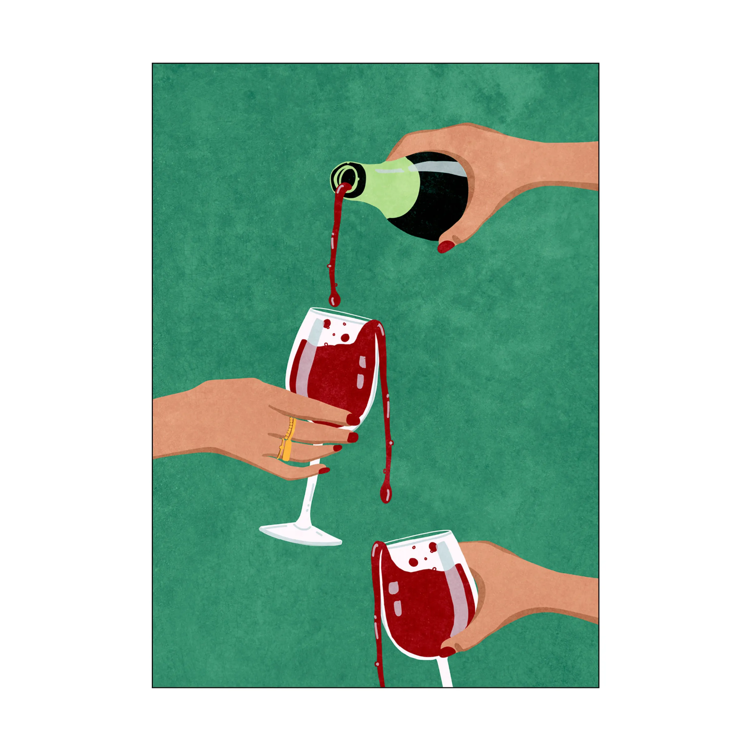 Poster&Frame Plakat - Cheers Girls