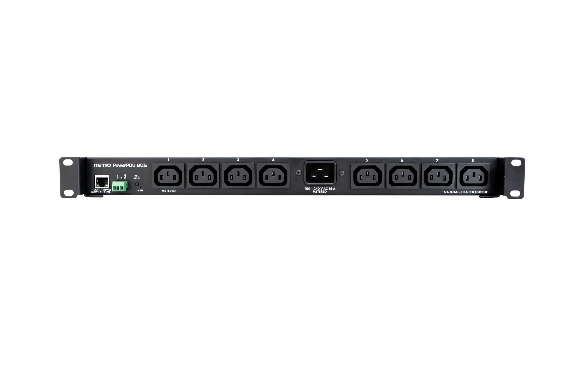 PowerPDU 8QS<br>LAN-gesteuerter und messbarer Stromverteiler mit 8 Ausgängen