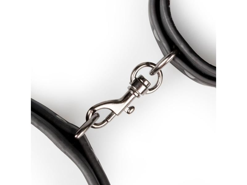 Easytoys Fetish Collection Thigh und Wrist Cuff Set Schwarz Fesselset für Bondagespiele